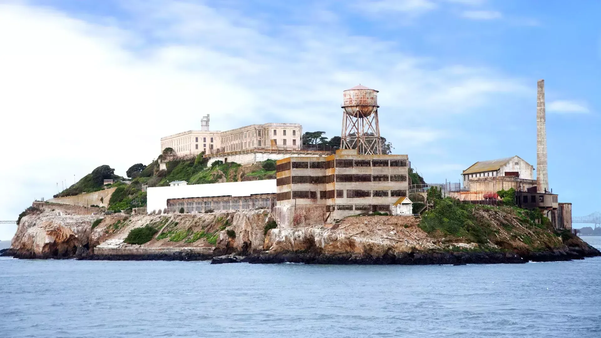 Alcatraz vu en bateau